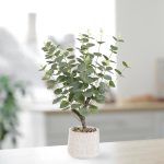 Green 62cm Eucalyptus Artificial plant in Natural Ceramic Pot - Image 5