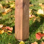 Klikstrom UC4 Brown Square Wooden Fence post (H)1.8m (W)70mm - Image 3