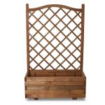 Verve Bopha 100L Brown Wooden Rectangular Trough (H)140cm (W)90cm (D)40cm - Image 3