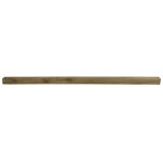 Blooma Green Square Wooden Fence post (H)2.4m (W)75mm