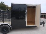 Enclosed Utility Hybrid Trailer 7' X 18' with Side Door- Lawn Mower Equipment Hauler Storage - Image 6