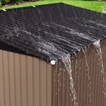 Patiowell 14x12 Metal Shed with Vents & Lockable Door, Brown - Image 7