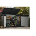 Keter 6′ x 3′ Oakland Grande Store Heavy Duty Plastic Shed – Grey - Image 8