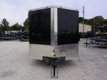 Enclosed Utility Hybrid Trailer 7' X 18' with Side Door- Lawn Mower Equipment Hauler Storage - Image 2