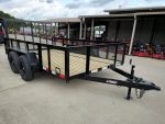 7' X 12' Straight Deck Utility Trailer 2ft Mesh Sides Double Axle 7K GVWR - Image 10