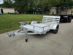 6.4' x 10' All Aluminum Utility Trailer 3500 lb Axle
