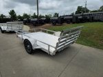 6.4' x 10' All Aluminum Utility Trailer 3500 lb Axle - Image 4