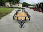 5x14 Dovetail Utility Trailer Powder Coated W/ Gate 3,500lb Axle - Image 2