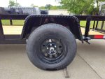 5x14 Dovetail Utility Trailer Powder Coated W/ Gate 3,500lb Axle - Image 5