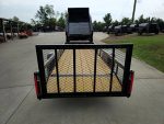5x14 Dovetail Utility Trailer Powder Coated W/ Gate 3,500lb Axle - Image 11