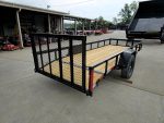 5x14 Dovetail Utility Trailer Powder Coated W/ Gate 3,500lb Axle - Image 12