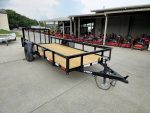 5x14 Dovetail Utility Trailer Powder Coated W/ Gate 3,500lb Axle - Image 16