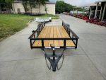 5x14 Dovetail Utility Trailer Powder Coated W/ Gate 3,500lb Axle - Image 17