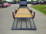 5x14 Dovetail Utility Trailer Powder Coated W/ Gate 3,500lb Axle - Image 21