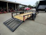 5x14 Dovetail Utility Trailer Powder Coated W/ Gate 3,500lb Axle - Image 22