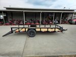 5x14 Dovetail Utility Trailer Powder Coated W/ Gate 3,500lb Axle - Image 23