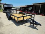 6'4" x 14 Utility Trailer Powder Coated Dovetail (2) 3500 Axles 7k GVWR - Image 12