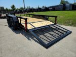 6'4" x 14 Utility Trailer Powder Coated Dovetail (2) 3500 Axles 7k GVWR - Image 13