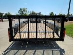 6.4x14 Dovetail Utility Trailer with Side Baskets (2) 3500lb Axles - Image 10