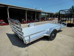 6.4x14 Straight Deck Aluminum Utility Trailer with 3500lb Axle - Image 7