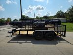 7x14 Dovetail Utility Trailer with Side Gate and Rear Gate (2) 3500lb Axles 7K GVWR - Image 4