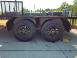 7x14 Dovetail Utility Trailer with Side Gate and Rear Gate (2) 3500lb Axles 7K GVWR - Image 5