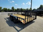 7x14 Dovetail Utility Trailer with Side Gate and Rear Gate (2) 3500lb Axles 7K GVWR - Image 8