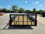 7x14 Dovetail Utility Trailer with Side Gate and Rear Gate (2) 3500lb Axles 7K GVWR - Image 9