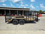7x14 Dovetail Utility Trailer with Side Gate and Rear Gate (2) 3500lb Axles 7K GVWR - Image 11