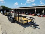 7x14 Dovetail Utility Trailer with Side Gate and Rear Gate (2) 3500lb Axles 7K GVWR - Image 12
