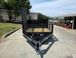 7x16 IBeam Hybrid Hydraulic Dump Trailer with 3ft Sides (2) 6K Axles 12K GVWR - Image 2