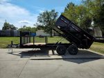 7x16 IBeam Hybrid Hydraulic Dump Trailer with 3ft Sides (2) 6K Axles 12K GVWR - Image 17