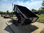 7x16 IBeam Hybrid Hydraulic Dump Trailer with 3ft Sides (2) 6K Axles 12K GVWR - Image 19