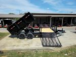 7x16 IBeam Hybrid Hydraulic Dump Trailer with 3ft Sides (2) 6K Axles 12K GVWR - Image 22