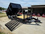 7x16 IBeam Hybrid Hydraulic Dump Trailer with 3ft Sides (2) 6K Axles 12K GVWR - Image 23