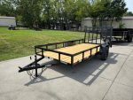 6.4x14 Straight Deck Utility Trailer 3,500lb Axle With Tall Gate - Image 3