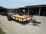 6.4x14 Straight Deck Utility Trailer 3,500lb Axle With Tall Gate - Image 15