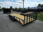 7x20 Utility Trailer Dovetail Powder Coated W/gate (2) 3500lb Axles 7k GVWR - Image 5