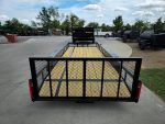 7x20 Utility Trailer Dovetail Powder Coated W/gate (2) 3500lb Axles 7k GVWR - Image 6
