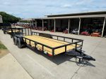 7x20 Utility Trailer Dovetail Powder Coated W/gate (2) 3500lb Axles 7k GVWR - Image 9