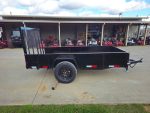 5' X 10' Utility Trailer Straight Deck 18" Sides Tall Gate - Image 9