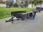 5' X 10' Utility Trailer Straight Deck 18" Sides Tall Gate - Image 14