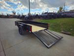 5' X 10' Utility Trailer Straight Deck 18" Sides Tall Gate - Image 17