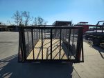 6.4' X 12' Straight Deck Tandem Utility Trailer 4ft Mesh Sides (2) 3,500lb Axles - Image 6