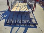 6.4' X 12' Straight Deck Tandem Utility Trailer 4ft Mesh Sides (2) 3,500lb Axles - Image 12