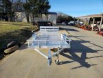 6.4'x12' Aluminum Utility Trailer With Gate Aluminum Wheels 3500 lb Axle - Image 2