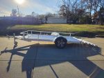 6.4'x12' Aluminum Utility Trailer With Gate Aluminum Wheels 3500 lb Axle - Image 16