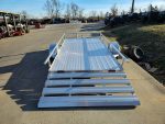 6.4'x12' Aluminum Utility Trailer With Gate Aluminum Wheels 3500 lb Axle - Image 18