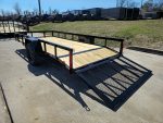 6'4" x 14 Utility Trailer Dovetail With Gate Powder Coated 3,500lb Axle - Image 3