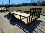 6'4" x 14 Utility Trailer Dovetail With Gate Powder Coated 3,500lb Axle - Image 11